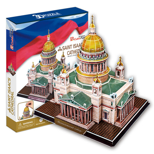 러시아 명소 3D 퍼즐 - 성이삭 대성당