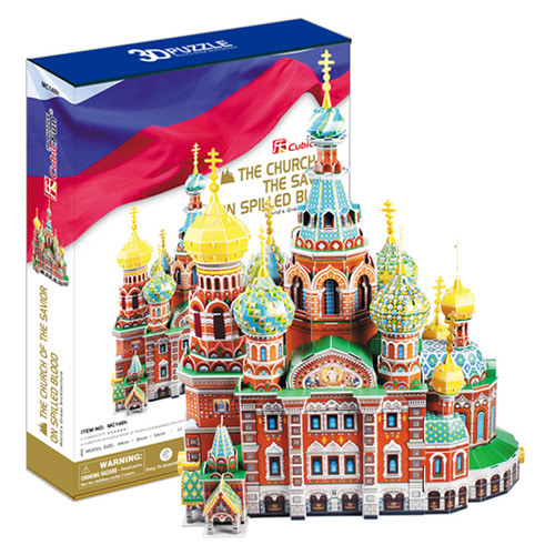 러시아 명소 3D 퍼즐 - 피의 구원자 성당